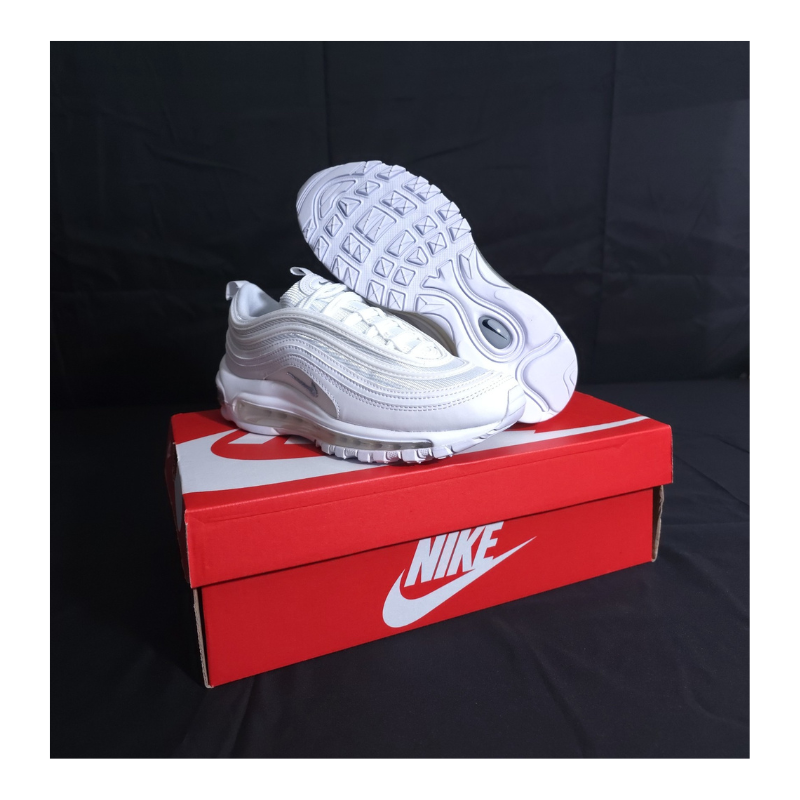 Air Max 97 — Triple White — Hot drop H&F