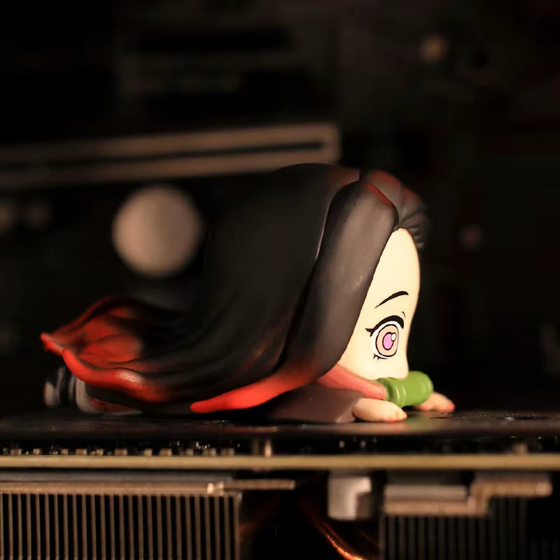 Figurine nezuko Demon Slayer — Mini déco pour modding PC / Setup gamer