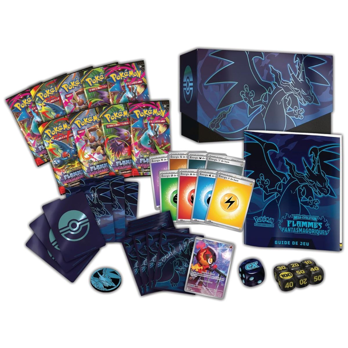 ETB Coffret dresseur d'élite ME02 FR — Flammes Fantasmagoriques — Pokémon