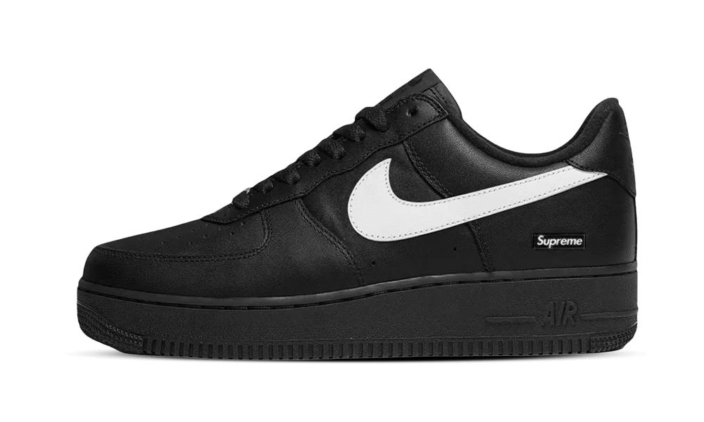 Air Force 1 Low Supreme Black White