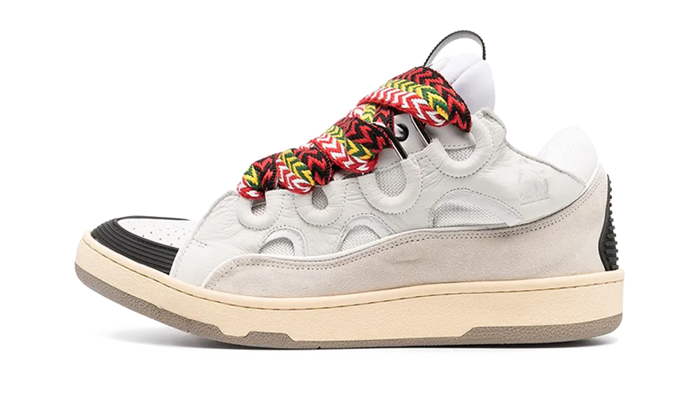 Leather Curb White Ivory