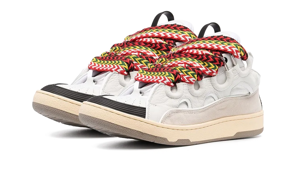 Leather Curb White Ivory