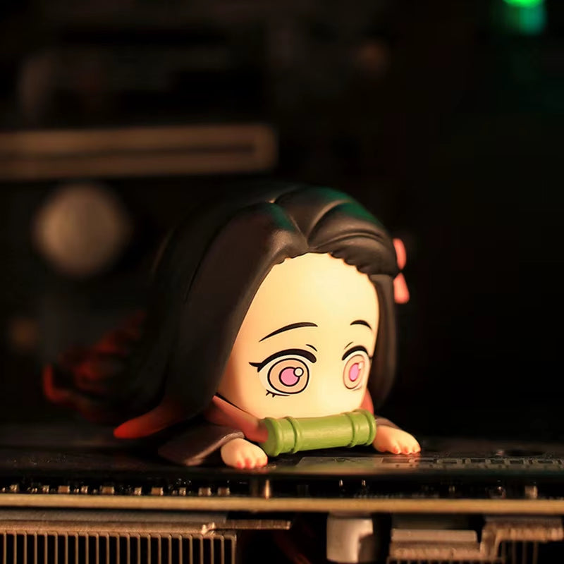 Figurine nezuko Demon Slayer — Mini déco pour modding PC / Setup gamer