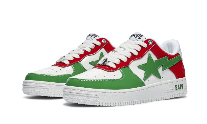 Bape Sta Low Green Red