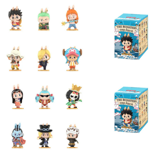 Display figurines Labubu The Monsters x One Piece - 10 boîtes Mystère