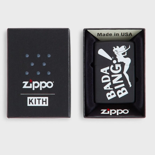 Briquet Zippo Kith x The Sopranos - Bada Bing ! - Black
