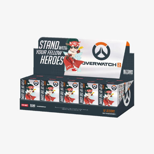 Display de Figurines PopMart Overwatch - POG - 10 boîtes Mystère