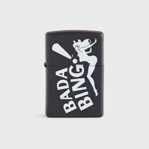 Briquet Zippo Kith x The Sopranos - Bada Bing ! - Black