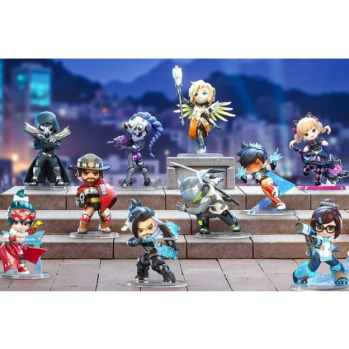 Display de Figurines PopMart Overwatch - POG - 10 boîtes Mystère