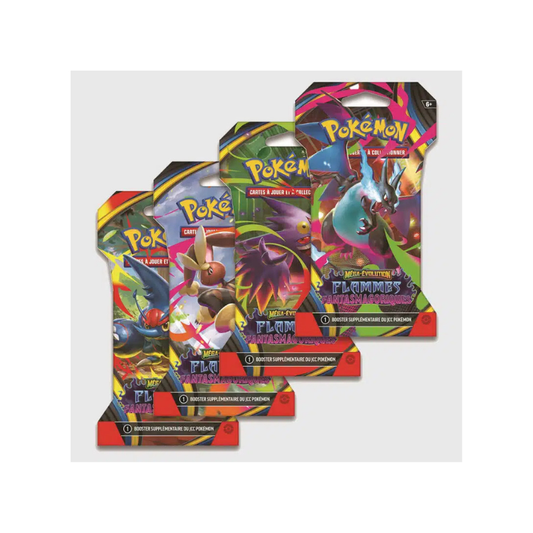 Le Booster Flammes Fantasmagoriques FR — ME02 — Pokémon — Modèle aléatoire