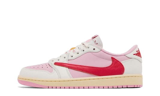 Air Jordan 1 Retro Low OG SP Travis Scott 'Sail Tropical Pink'