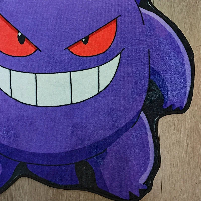 👻 Tapis Gengar – Aura Mauve dans tout la pièce – 80×80 cm & 100×100 cm
