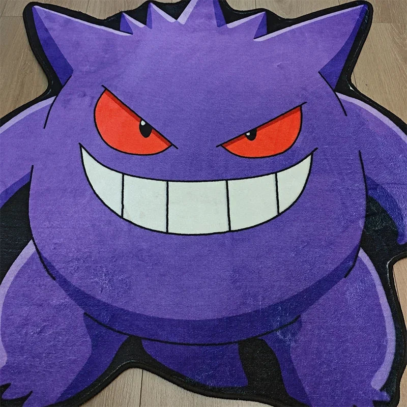 👻 Tapis Gengar – Aura Mauve dans tout la pièce – 80×80 cm & 100×100 cm