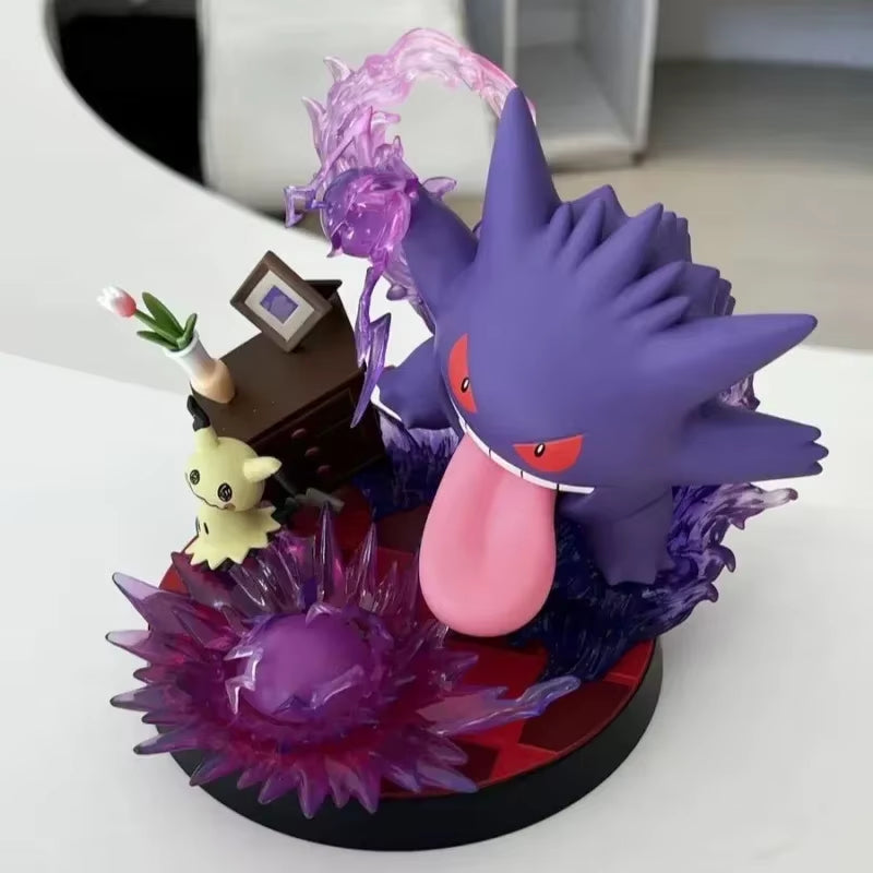 Figurine Pokémon Ectoplasma & Mimiqui – 14 cm
