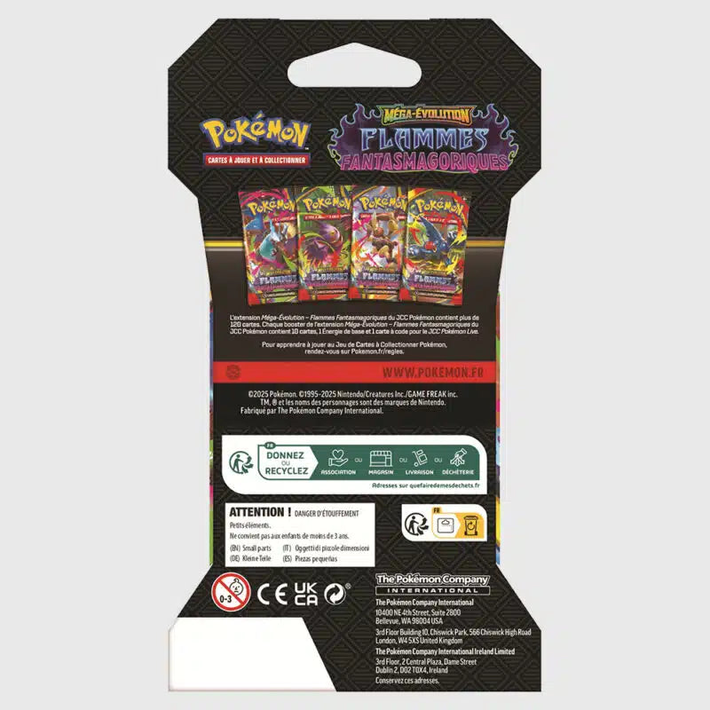Le Booster Flammes Fantasmagoriques FR — ME02 — Pokémon — Modèle aléatoire