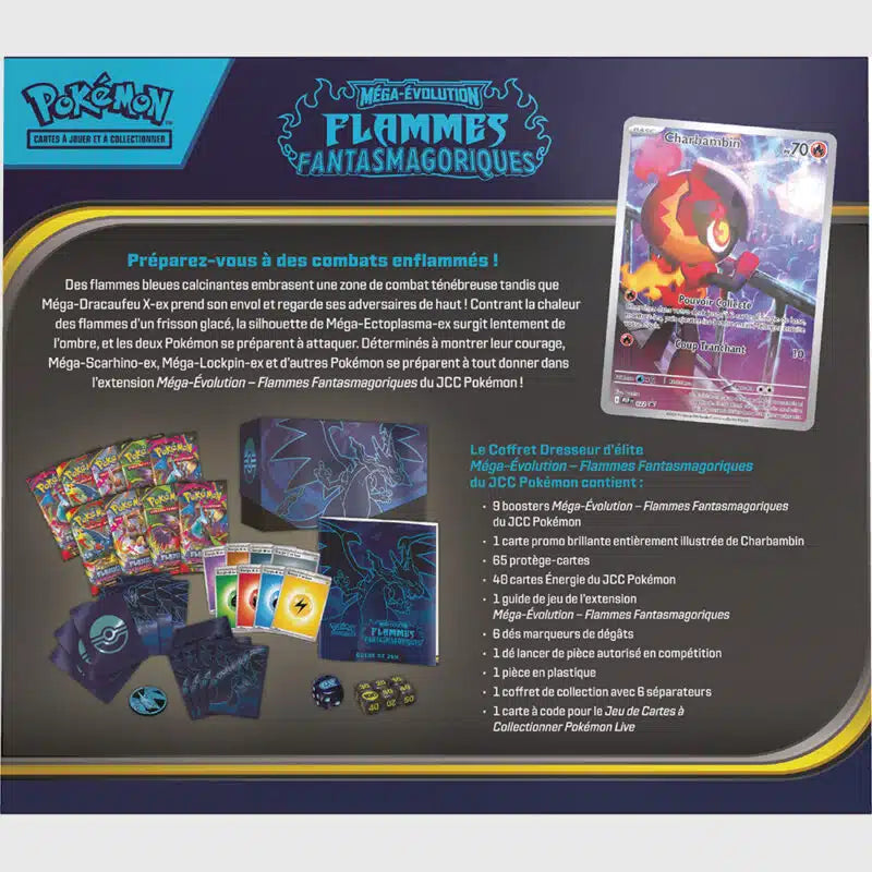 ETB Coffret dresseur d'élite ME02 FR — Flammes Fantasmagoriques — Pokémon