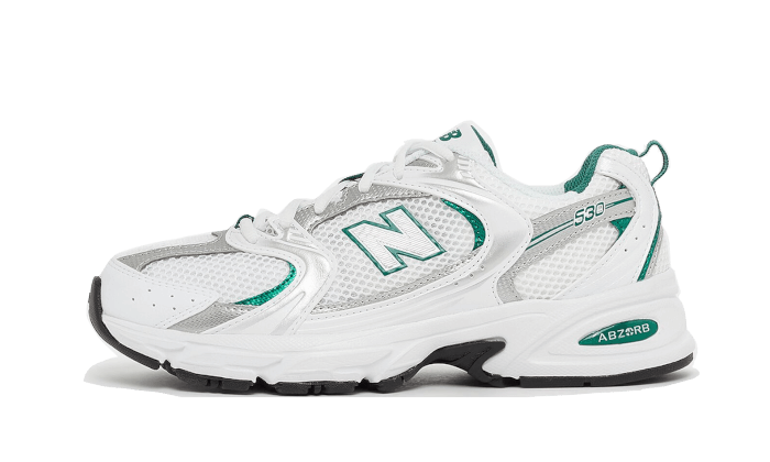 530 White Silver Green