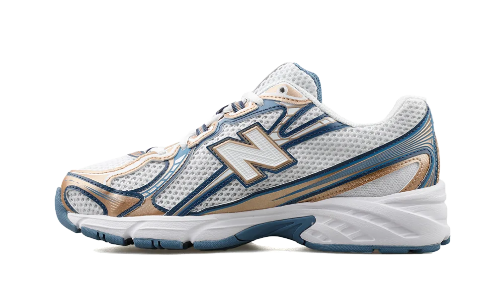 740 Blue Gold Metallic
