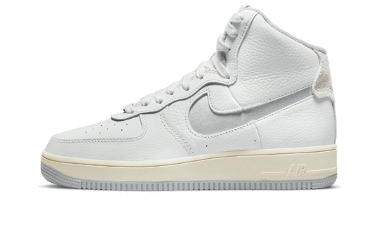 Air Force 1 High Sculpt White Silver