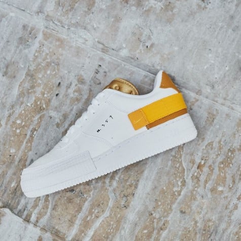 Air Force 1 Low Drop Type White Gold Yellow