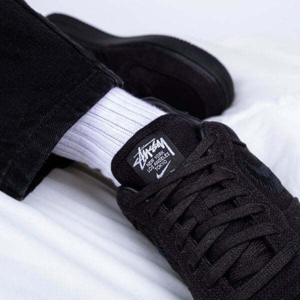 Air Force 1 Low Stussy Black