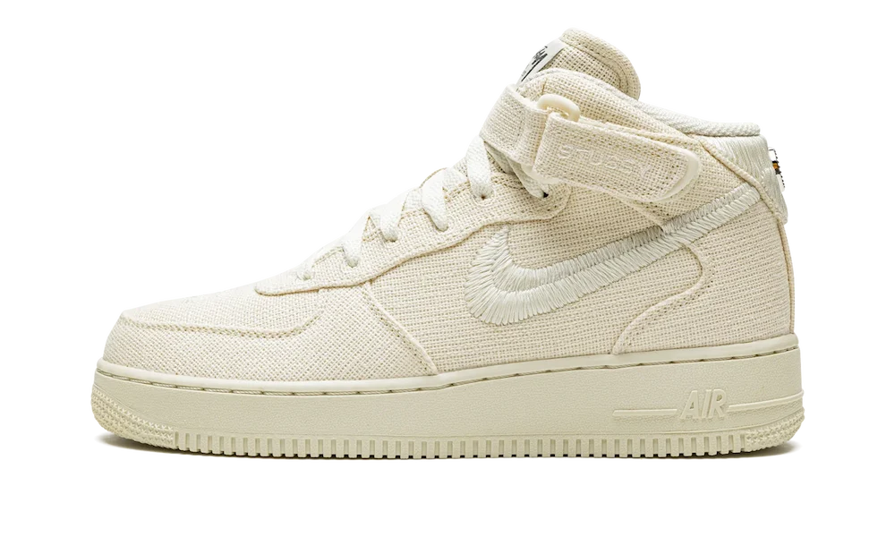 Air Force 1 Mid Stussy Fossil