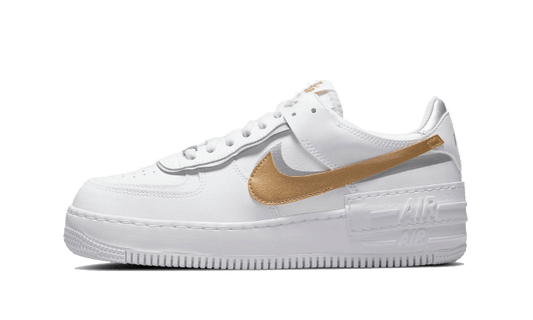 Air Force 1 Shadow White Metallic Gold