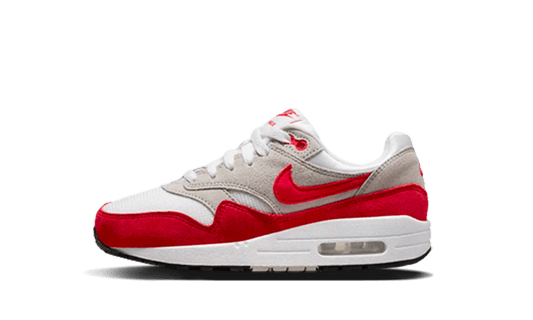 Air Max 1 White University Red Enfant