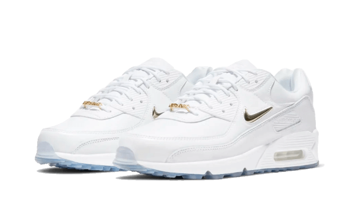 Air Max 90 White Metallic Gold