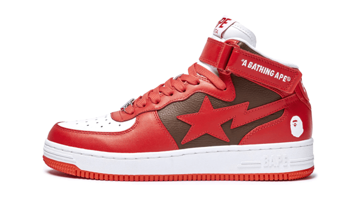 Bape Sta Mid Red (2022)