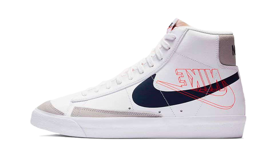 Blazer Mid '77 Reverse Logo White