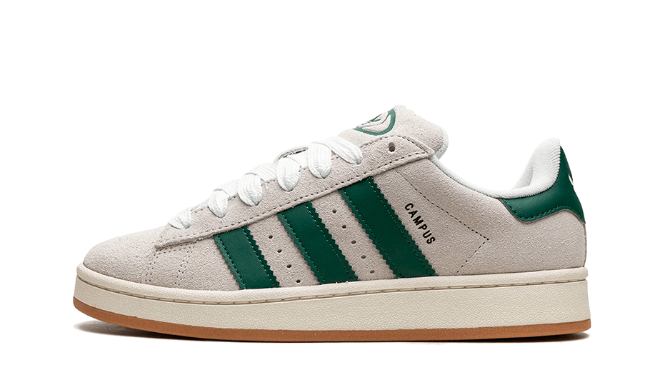 Campus 00s Crystal White Dark Green