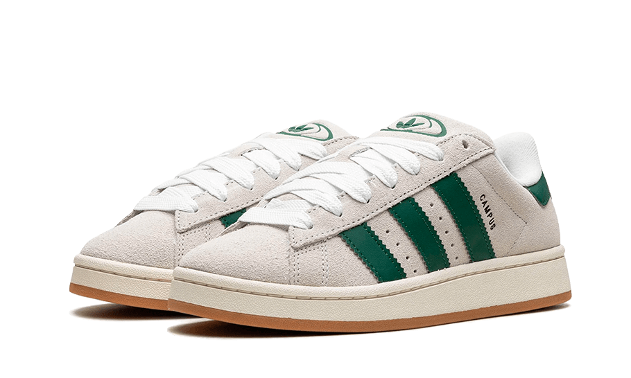 Campus 00s Crystal White Dark Green