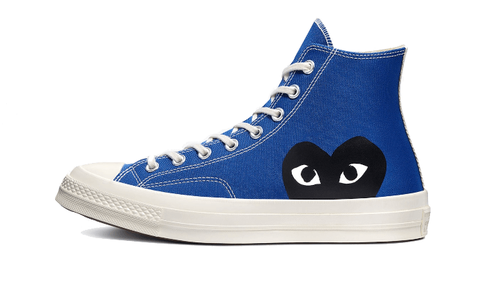 Chuck Taylor All-Star 70s Hi Comme des Garçons PLAY Blue Quartz