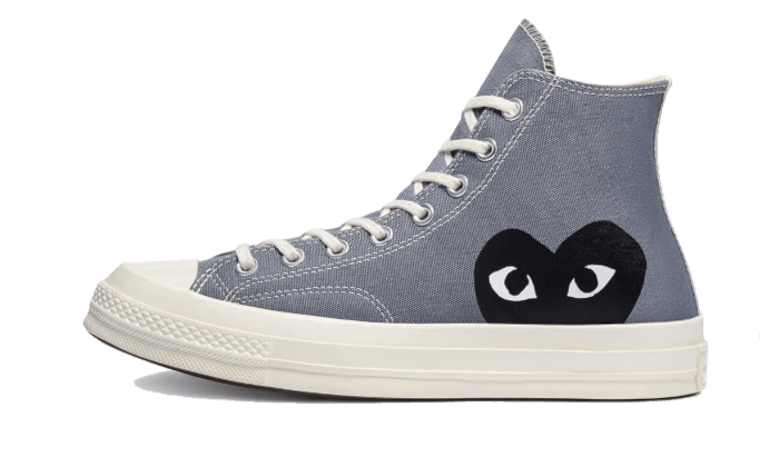 Chuck Taylor All-Star 70s Hi Comme des Garçons PLAY Steel Grey