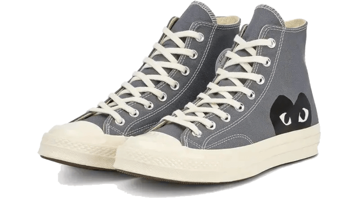 Chuck Taylor All-Star 70s Hi Comme des Garçons PLAY Steel Grey
