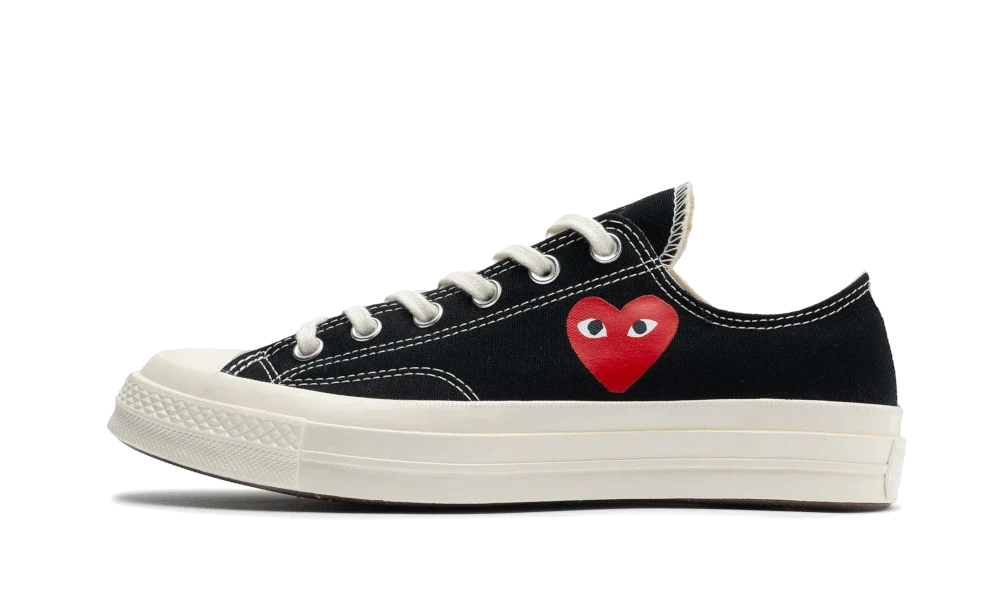Comme des Garçons Single Heart Chuck 70 Black Low