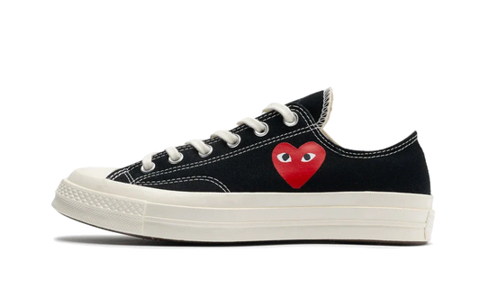 Comme des Garçons Single Heart Chuck 70 Black Low