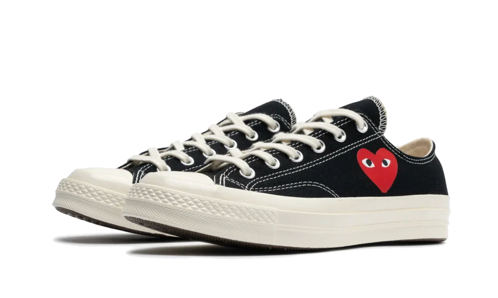 Comme des Garçons Single Heart Chuck 70 Black Low