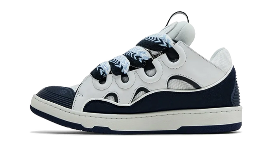 Curb White Navy Blue