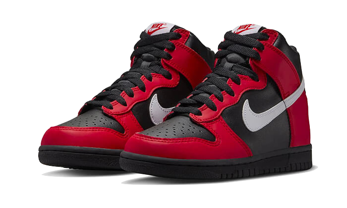Dunk High Black Red