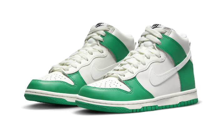 Dunk High White Green