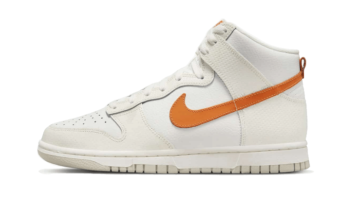 Dunk High White Orange