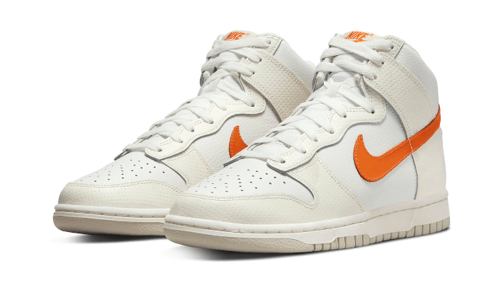 Dunk High White Orange