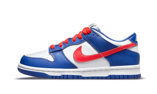 Dunk Low White Royal Red