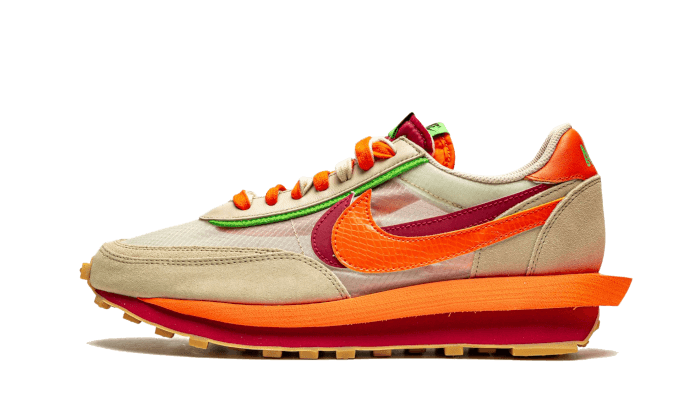 LD Waffle Sacai Clot Net Orange Blaze