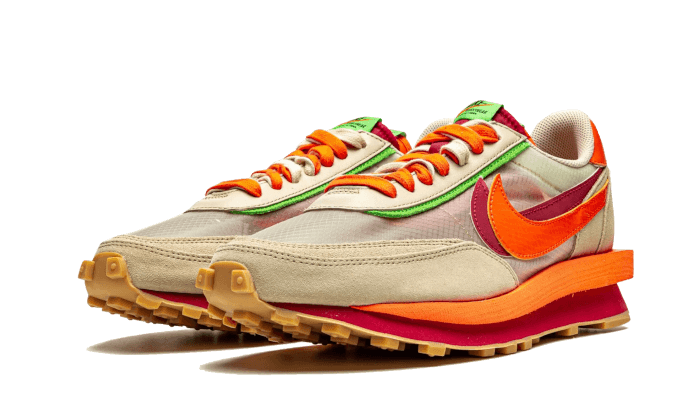 LD Waffle Sacai Clot Net Orange Blaze