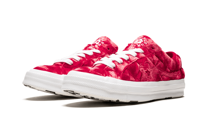One Star Ox Golf Le Fleur TTC Quilted Velvet Barbados Cherry