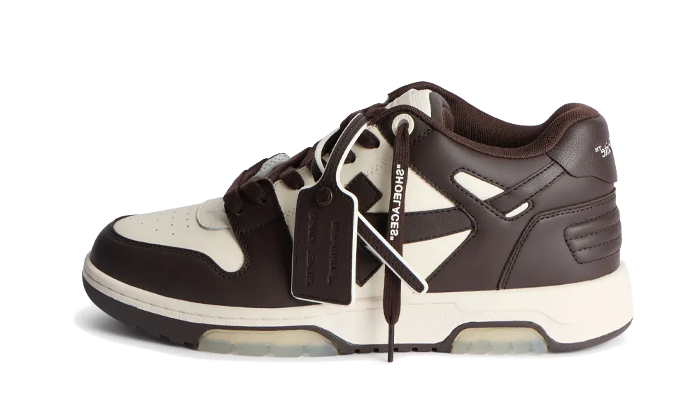 Out Of Office OOO Low Tops Chocolate White