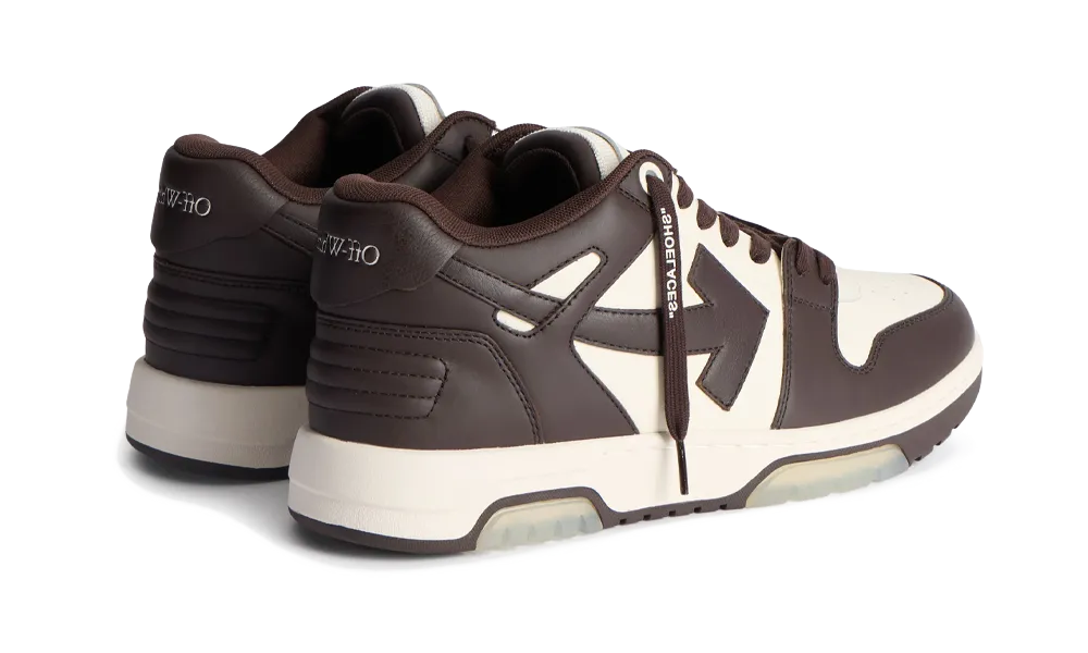 Out Of Office OOO Low Tops Chocolate White